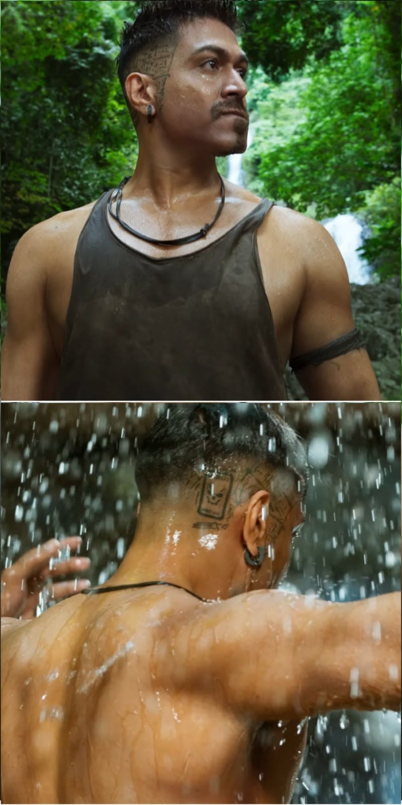 One of the most striking details in the trailer is Rocking Star Yash’s transformation into Ticket. From his leaner look and completely different body language to the clean-shaven, no-beard appearance, the actor looks almost unrecognisable. The drastic physical transformation makes Ticket feel distinctly different from Raya in the film, offering a glimpse into the dual role Yash takes on in Toxic. One of the most striking details in the trailer is Rocking Star Yash’s transformation into Ticket. From his leaner look and completely different body language to the clean-shaven, no-beard appearance, the actor looks almost unrecognisable. The drastic physical transformation makes Ticket feel distinctly different from Raya in the film, offering a glimpse into the dual role Yash takes on in Toxic.