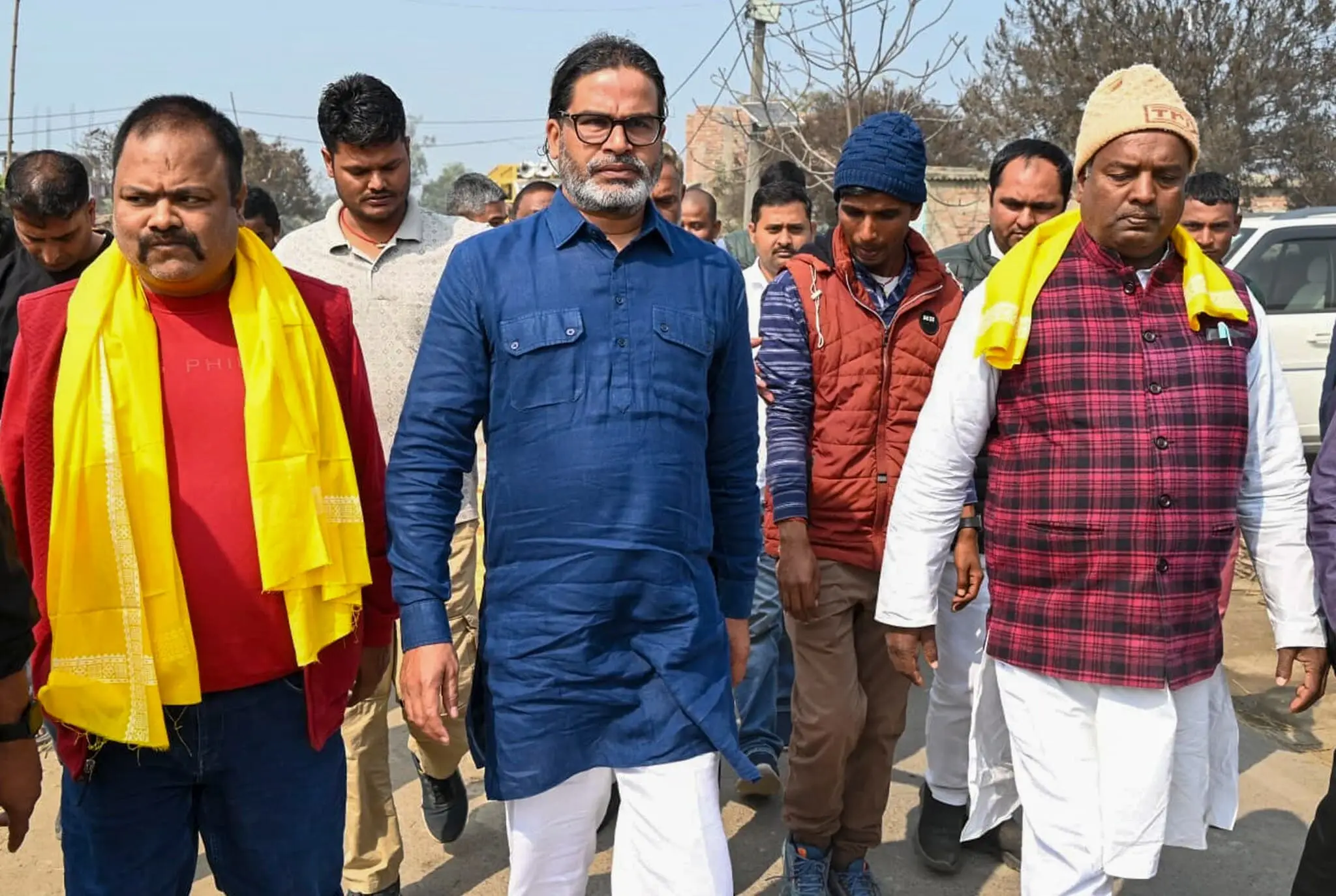 East Champaran Jan Suraaj chief Prashant Kishor during his Bihar Navnirman Yatra in East Champara 2026 08 fd764cecf412b2ff8ec5ec609aba3096