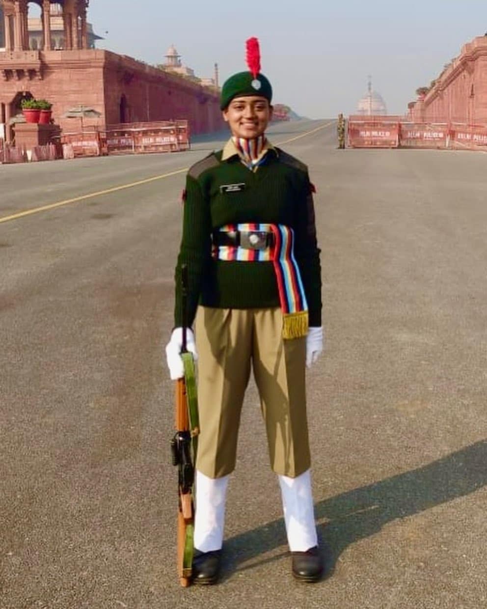 She came into the spotlight through her association with the National Cadet Corps (NCC), where she underwent military training and was involved in preparations for the Republic Day Parade. Her dedication eventually led to reports in 2023 that she had joined the defence forces as an Agniveer under the Agnipath scheme. She came into the spotlight through her association with the National Cadet Corps (NCC), where she underwent military training and was involved in preparations for the Republic Day Parade. Her dedication eventually led to reports in 2023 that she had joined the defence forces as an Agniveer under the Agnipath scheme.
