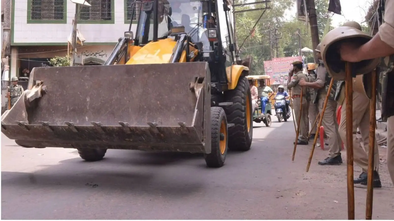 The demolition came amid mounting public outrage and a parallel police investigation into what officials describe as a cyber-enabled sexual abuse racket involving minors
