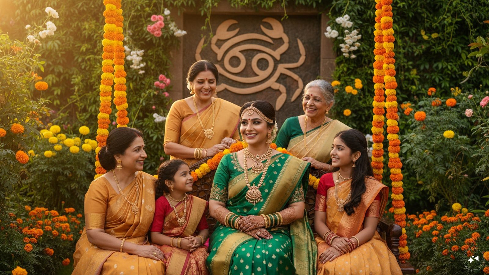 Cancer natives may feel especially connected to family and emotions this Teej. The festival could offer an opportunity to strengthen relationships, reconnect with loved ones and find greater emotional peace. (AI photo) Cancer natives may feel especially connected to family and emotions this Teej. The festival could offer an opportunity to strengthen relationships, reconnect with loved ones and find greater emotional peace. (AI photo)