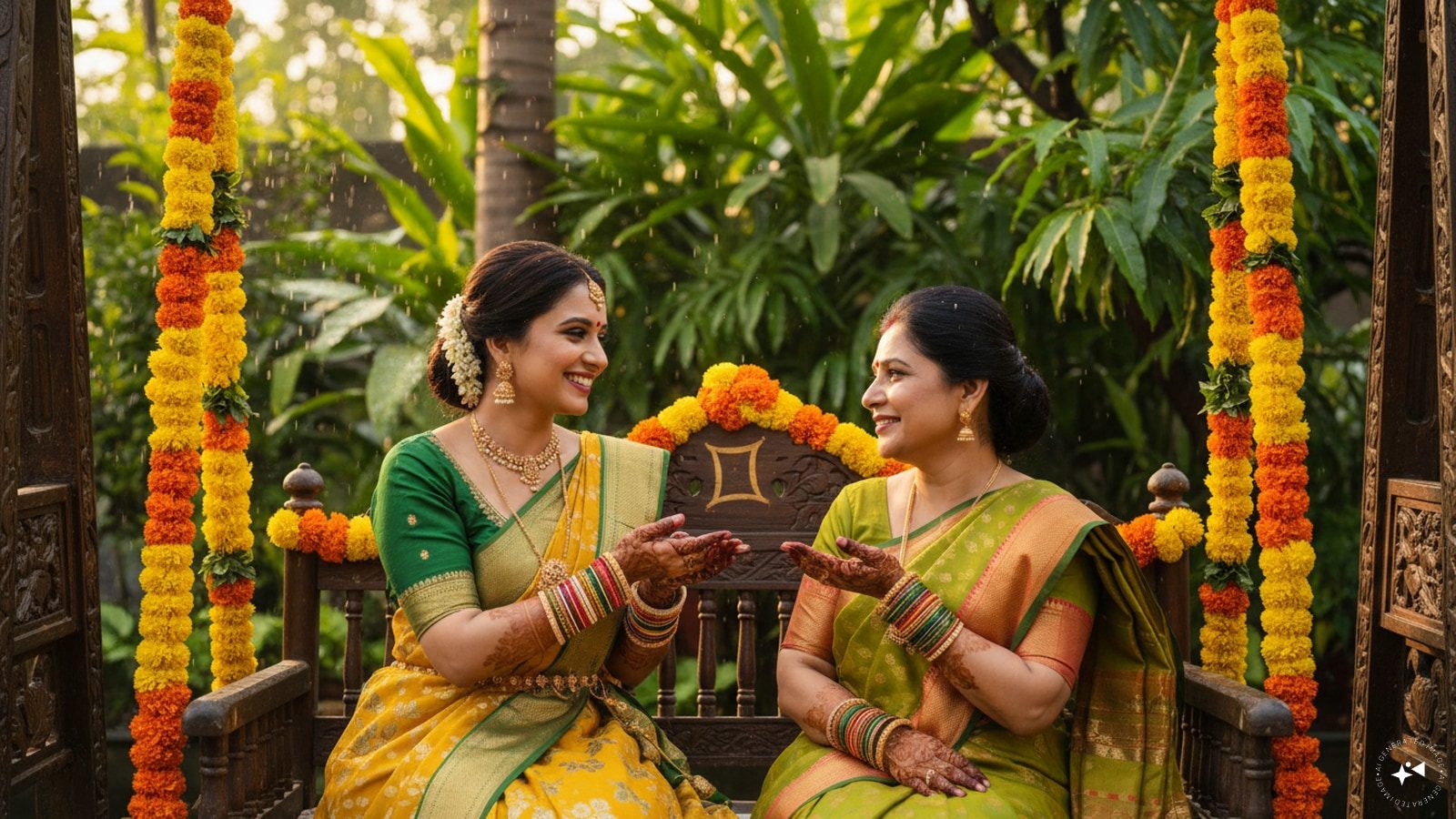 For Gemini, Hariyali Teej may bring better communication and relationship clarity. Expressing feelings openly and spending quality time with loved ones could help create a happier festive experience. (AI photo) For Gemini, Hariyali Teej may bring better communication and relationship clarity. Expressing feelings openly and spending quality time with loved ones could help create a happier festive experience. (AI photo)