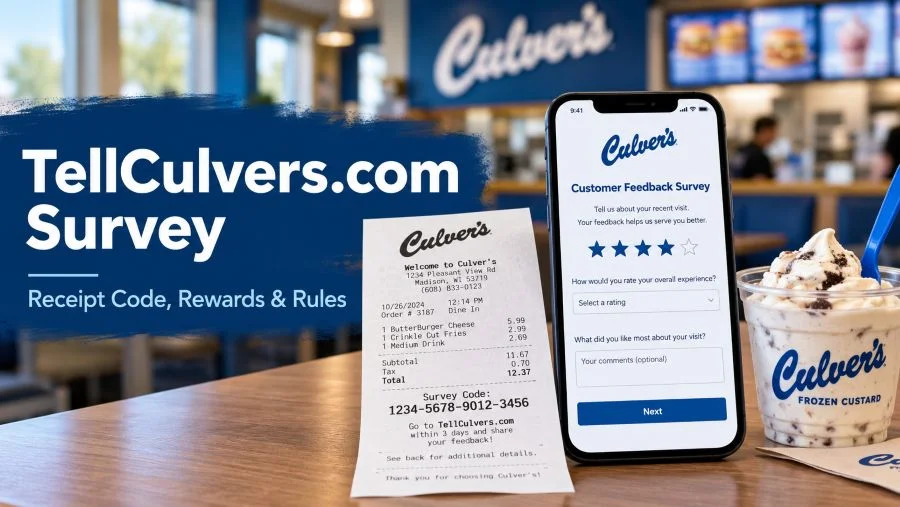 www.tellculvers.com survey enter code